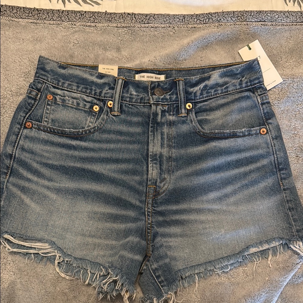 High Waist Denim Shorts